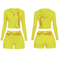 Womens Yellow 2 Piece set