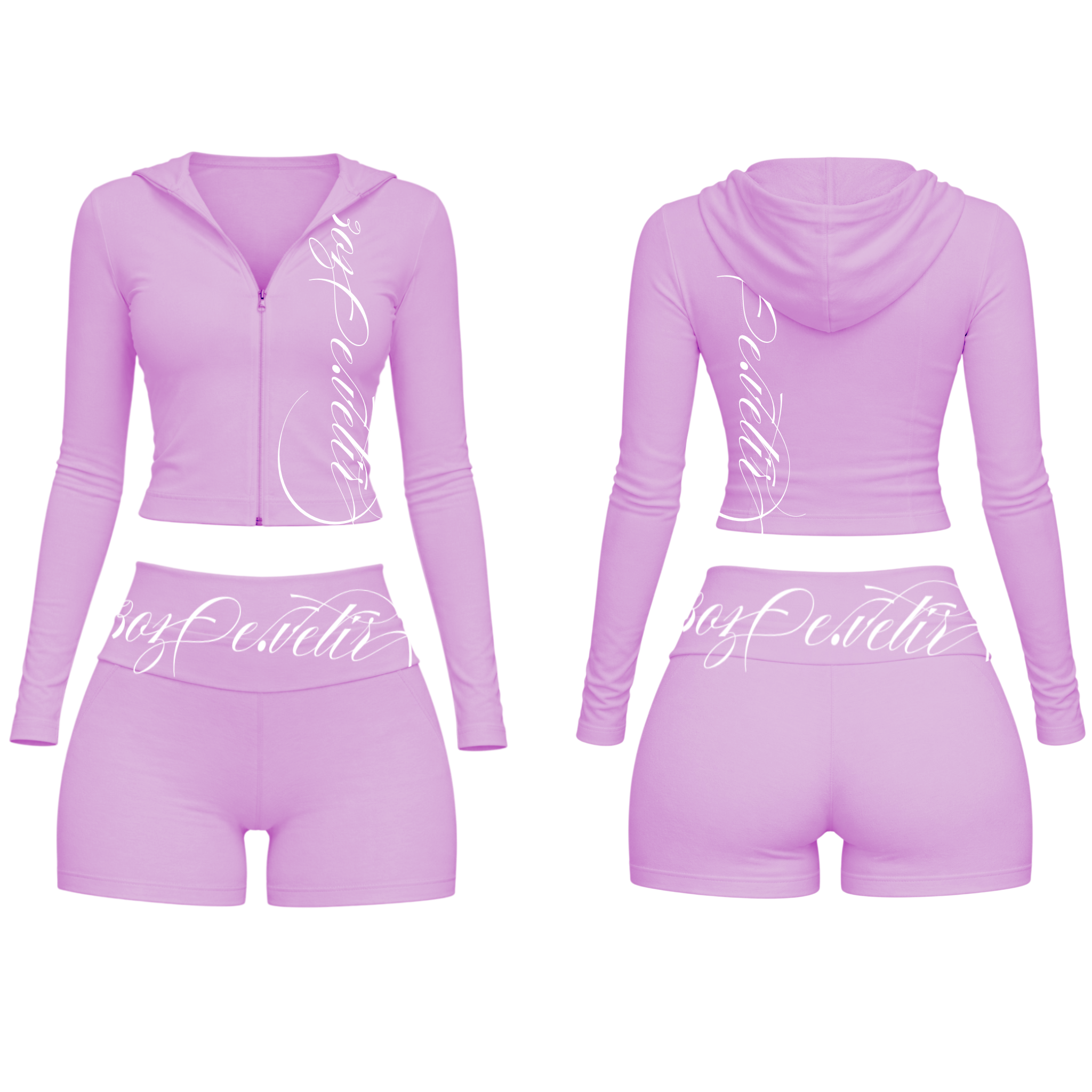 Womens pink 2 piece set